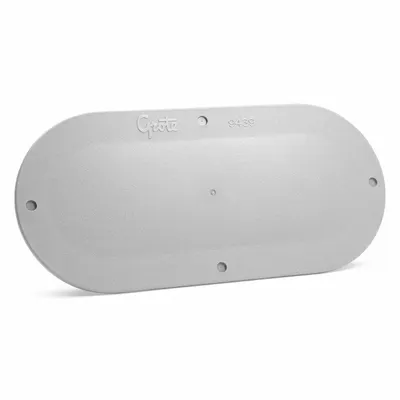 GROTE 94390-4 Snap-In Cover Plate Mounting Plate, Gray Polycarbonate, 2-Pack - Vehicle Light Mounts & Brackets
