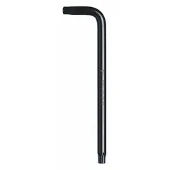L-shaped key for Torx and Torx Plus fasteners. T30 tip size, short length, standard end. Made from alloy steel with black oxide finish. Suitable for driving fasteners in assembly and repair applications.