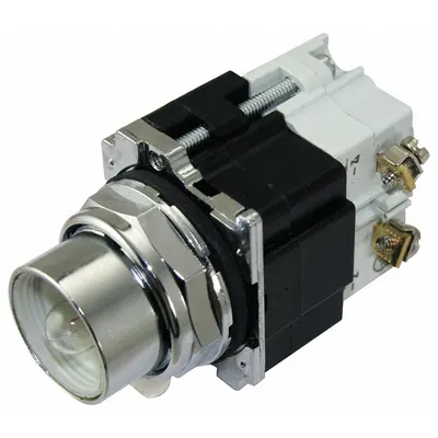 EATON Pilot Light: 30 mm Panel Mounting Size, No Lens Included, Incandescent - Incandescent Pilot-Lights without Lenses