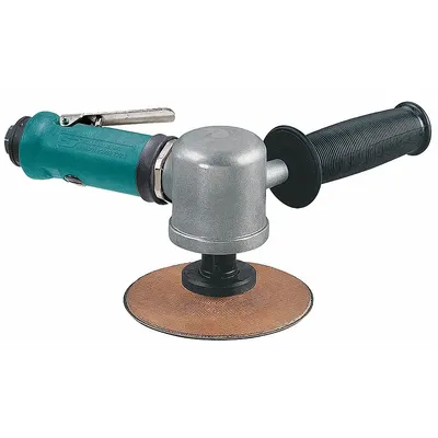 DYNABRADE Air Disc Sander: 4 1/2 in Pad, Threaded Shank, Heavy Duty, 0.55 hp, 33 cfm - Rotary Disc Sanders