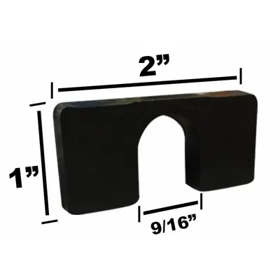 PRECISION BRAND Plastic Horseshoe Shim - Plastic Horseshoe Shims