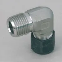 PARKER Compression Fitting Elbow: 1 in OD x 1 in Pipe Fitting Size, Compression x MNPT (MPN 16-16 CBZ-SS)
