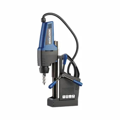 EVOLUTION Magnetic Drill with Carry Case: 450 RPM – 450 RPM, Electric Magnet - Standard Magnetic Drill Presses