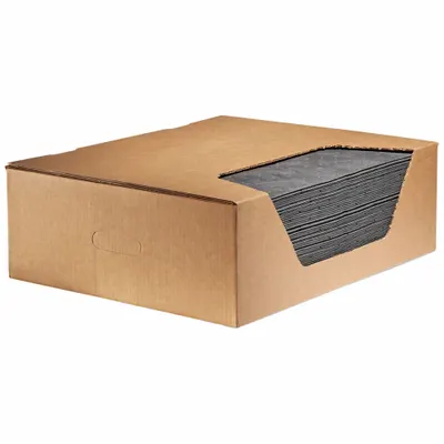 PIG Sorbent Pad: 22 1/2 oz Volume Absorbed Per Pad, 20 in x 15 in Pad Size (L x W) - Sorbent Pads