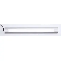 This aluminum LED task light provides focused illumination for workstations, assembly lines, and inspection areas. With a 23 1/4 in overall length, it is suited for precision tasks in industrial environments.