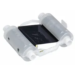 Black resin ribbon for industrial labeling applications requiring high temperature resistance. UL Recognized. Compatible with S3100 printer series. Used for electrical panel identification, cable marking, and asset tracking.