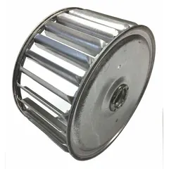 This blower wheel is a replacement component for HVACR ventilation systems. It is designed to move air for exhaust, intake, or circulation applications. Compatible with manufacturer part number SS1.