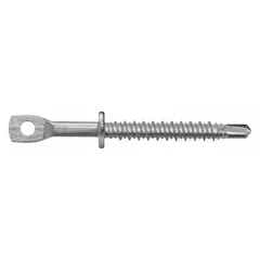 This rod hanger is designed for suspending threaded rod or cable from steel structures in horizontal or vertical mounting orientations. Constructed from steel with a zinc-plated finish, it has a #2 screw size and a 4 in overall length. Supplied in a 25-pack, it is suitable for industrial, commercial, and mechanical applications where attachment to steel is required.