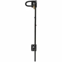Q-BOLT Drop Rod: Drop Rod, Padlock, 9/16 in Bolt Head Dia, Q-Bolt 24", 3/8 in Max Shackle Dia, Black (MPN QB124)