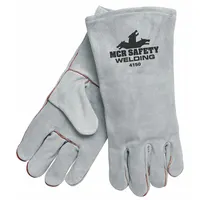 Welding Gloves,Stick,XL/10,PK12: Wing Thumb, Gauntlet Cuff, Premium, Gray Cowhide, 12 PK (MPN 4150)