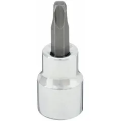 Phillips bit socket with a #4 tip size and fixed insert design. Overall length of 2 5/8 inches. Used for driving #4 Phillips-head screws in assembly and repair tasks with standard 3/8 in drive tools.