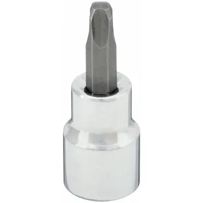 WESTWARD Socket Bit: 3/8 in Drive Size, Phillips Tip, #4 Tip Size, 2 5/8 in Overall Lg - Phillips Bit Sockets