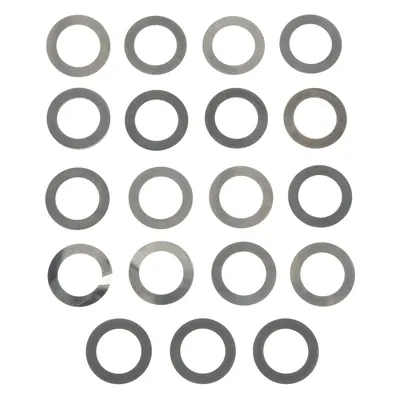 PRECISION BRAND Arbor Shim Assortment,19 pcs,Steel: Inch, Arbor Shim, 2 in Inside Dia, 2.75 in Outside Dia - Standard Arbor Shim Assortments