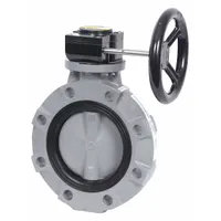 HAYWARD Butterfly Valve: 12 in Pipe Size, Concentric, 150 psi Max. Pressure (CWP), Wafer, PVC, PVC (MPN BYV11120A0NG000)