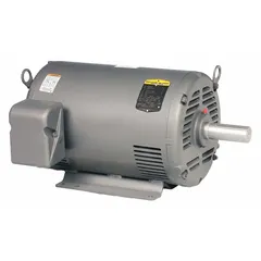 Open drip proof (ODP) rigid base 3-phase AC motor rated 1/2 hp/7/32 hp at 460V AC, 1775 RPM, 0.9 A full load current. Suitable for pumps, fans, conveyors, and compressors in clean, dry environments.