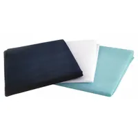 MEDSOURCE Disposable Cot Sheet Set: Full, Dark Blue/Light Blue/White, Polypropylene, Disposable (MPN MS-003PCHD)