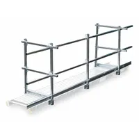 WERNER Guard Rail and Toe Board System: Guardrail and Toeboard Kit, Aluminum (MPN SQHTG-16A)