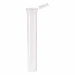 APPROVED VENDOR Polypropylene Test Tube with Hinged Lid, 2.88 oz, Round Bottom, White