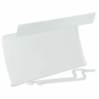 TRUEBRO Basin Guard: PVC, White, 3/32 in Nominal Wall, 36 in Overall Wd - Trap & Pipe Coverings