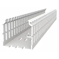 Wiring Duct: 1 in Nom Wd, 2.2 in Slot Ht, 3 in Nom Ht, 0.3 in Slot Wd, PVC, 72 in Lg, White (MPN TYD1X3WPW6)