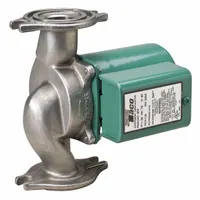 Circulating Pump: 1/25 hp HP, 115V AC, Stainless Steel, 1, 17 gpm, 10 ft Max. Head, Inline (MPN 007-SF5-IFC)