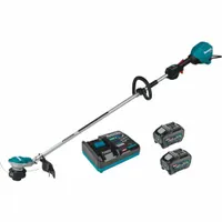 MAKITA Battery-Powered String Trimmer: 15 in Cutting Wd, Straight Shaft, Not Capable, 25 cc, 5.0 Ah (MPN GRU01T)