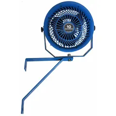 This PATTERSON wall-mount fan features a 10-inch blade diameter and a 1/8 hp motor operating on 115V AC. It offers two speeds in a non-oscillating configuration, suitable for spot cooling and air circulation in workshops, warehouses, and industrial facilities where floor space is limited.