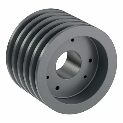 OEM V-Belt Pulley: B52 - Bushed-Bore Cast-Iron V-Belt Pulleys