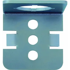 This mounting bracket is designed for 22 mm panel mounting of selector switches. It provides a secure adapter for installing switches in control panels and enclosures.