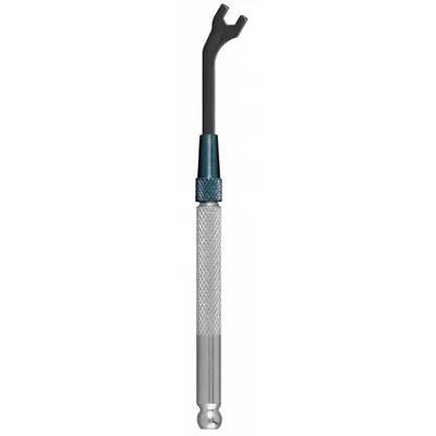 MOODY TOOL Open End Wrench: Alloy Steel, Black Oxide, 1/8 in Head Size, 4 in Overall Lg - SAE, Single End, Open End Wrenches with Interchangeable Handle