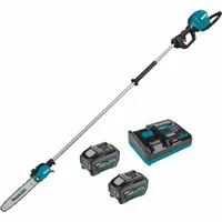 MAKITA Battery-Powered Pole Saw: 10 in Blade Lg, 8 ft to 8 1/8 ft Reach, 5.0 Ah, 40 V (MPN GAU01T)