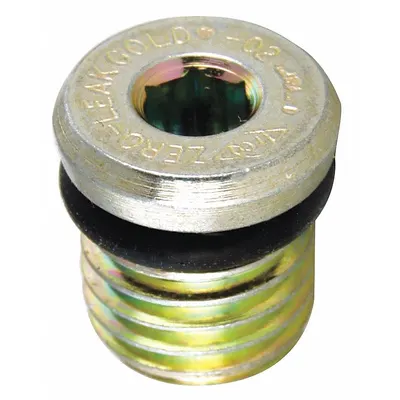 VEKTEK Hydraulic Hose Plug: Steel, 5/16 in Fitting Size, 5,000 psi Max. Working Pressure @ 70 F - Hydraulic Hose Plugs