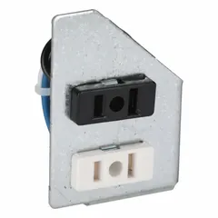 Plastic grille upgrade kit for bathroom exhaust fans. Includes fan and light receptacles. Measures 1-1/2 x 4-3/16 x 5 inches. Compatible with BROAN model BHF80.