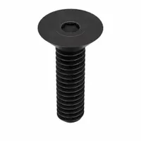 Socket Flat Head Screw: 1/4"-20 Thread Size, 3/4 in Lg, Flat, Black Oxide, Alloy Steel, 100 PK (MPN 25C75KFC)