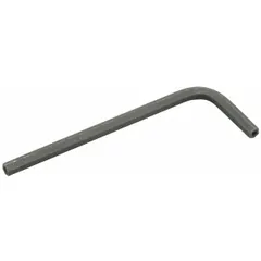This zinc Allen wrench is designed for servicing flush valves on toilets. With an overall depth of 2 5/8 inches, it provides the necessary reach for adjustments and repairs. The unfinished zinc construction offers corrosion resistance in plumbing environments.