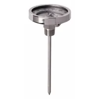 TEL-TRU Dial Thermometer: -40°F to 160°F, +/- 1% Accuracy, 18 in Stem Lg, Fahrenheit (MPN GT500R-1853)