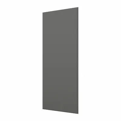 HADRIAN Screen: Stainless Steel, Powder-Coated, Slate, 48 in Ht, 24 in Wd - Panels & Panel Posts for Bathroom Partitions