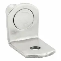 Shelf Support: 1 13/64 in Lg, 11/16 in Ht, 20 lb Capacity, Steel, Gray, 8 PK (MPN U 10169)