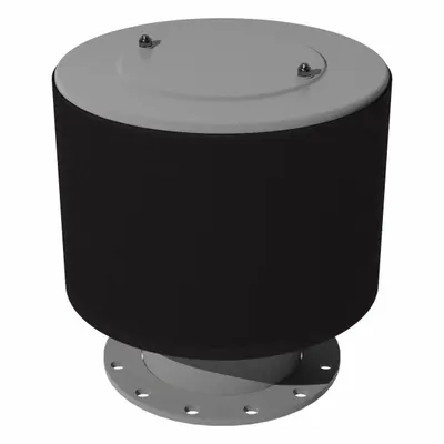 SOLBERG Intake Exposed Filter: 10 in Flange Inlet Size, 3,300 scfm, 21 in Overall Ht - Air Compressor Intake Filters & Silencers