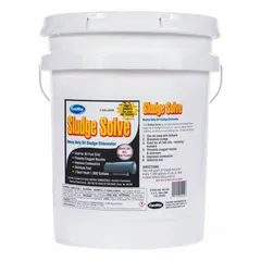 A 5-gallon fuel oil sludge remover formulated to break down and disperse sludge buildup in heating fuel oil systems. Compatible with fuel oil, it helps maintain system efficiency and reduce maintenance needs in residential, commercial, and industrial burners.