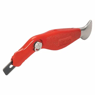 ROBERTS Carpet Knife: Straight, 2 1/4 in Blade Projection Lg, 10 in Overall Lg - Flooring Knives