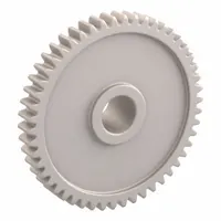 Spur Gear: Module m 0.5, 50 Teeth, 5 mm Bore Dia, Duracon, 20° Pressure Angle, Plain Bore (MPN DS0.5-50)