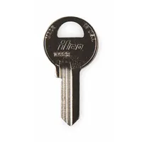 Key Blank: Compatible with Master Locks, 5 Pins, Brass, Nickel Plated (MPN 1092R)