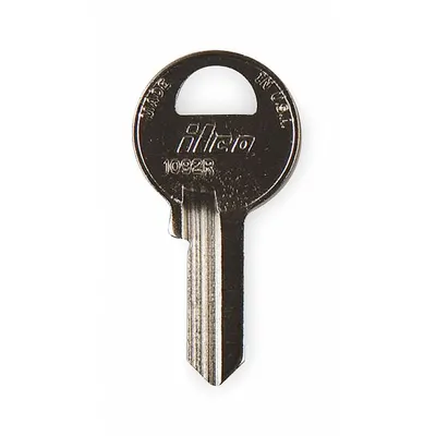 KABA ILCO Key Blank: Compatible with Master Locks, 5 Pins, Brass - Door Lock Key Blanks