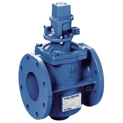 VAL-MATIC Plug Valve: For Wastewater Media, 2-Way, 2 1/2 in Pipe Size, Cast Iron - Cast Iron Industrial Process Plug Valves