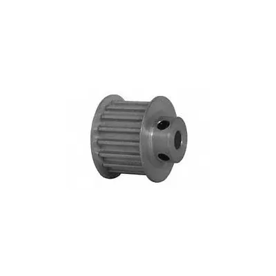 Dayton Timing Pulley: Curvilinear, Fixed, For 15 mm Belt Wd, 17 Teeth, 5 mm Pitch - HTD Section Fixed-Bore Timing Pulleys with Hub