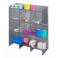 Phlebotomy Supplies Organizer: 5 1/8 in Overall Wd, 16 in Overall Ht, 14 1/2 in Overall Lg, PETG (MPN PHLEB3)