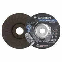 WALTER SURFACE TECHNOLOGIES Depressed Center Cut-Off Wheel: Type 27, 6" x 3/64" x 7/8", 60 Grit (MPN 11F162)