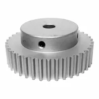DAYTON Timing Pulley: Curvilinear, Fixed, For HTD Timing Belt Section, For 9 mm Belt Wd, 17 Teeth (MPN 17-5M09M6A8)