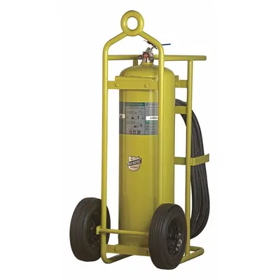 BUCKEYE Wheeled Fire Extinguisher: 150 lb Extinguisher Capacity, 10A:120B:C - Wheeled Class ABC Fire Extinguishers